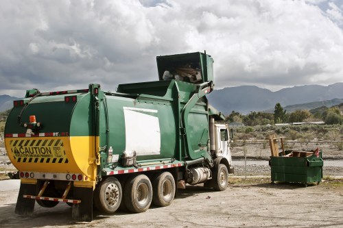 PPE laid out including high-visibility vests and boots